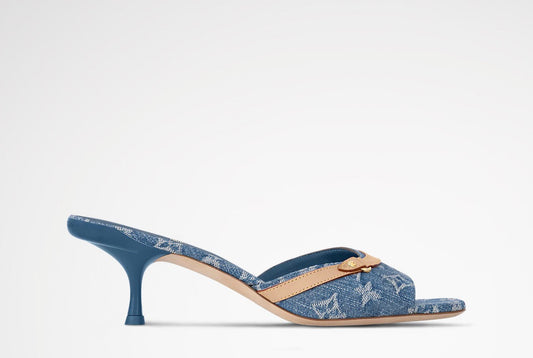LV DENIM SANDALETTEN